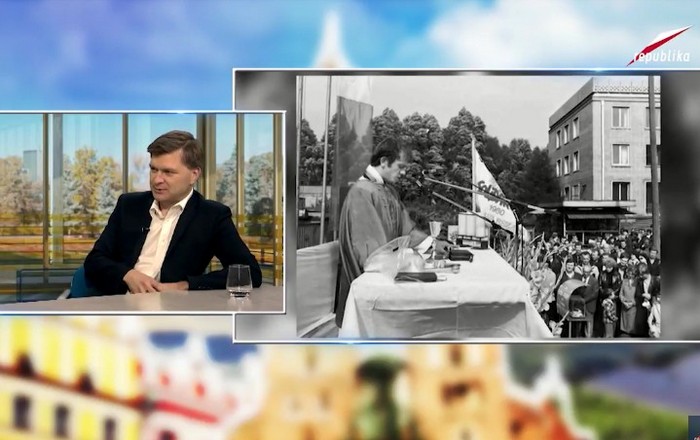 Grzegorz Górny o książce „Zło dobrem zwyciężył. Święty Jerzy XX wieku” w Telewizji Republika