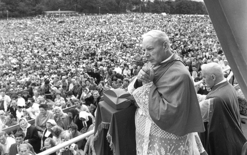 Kardynał Stefan Wyszyński na Jasnej Górze - 1966 roku