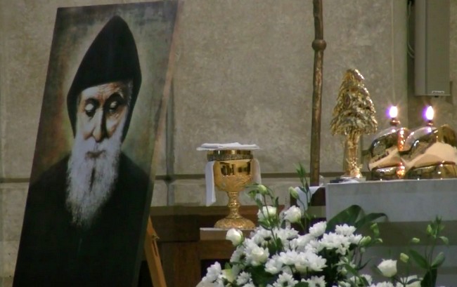 Relikwie i nabożeństwa do św. Charbela w Krakowie