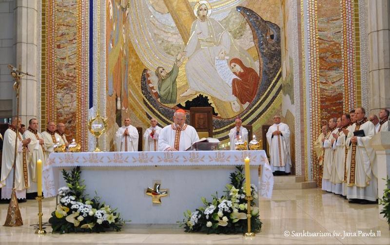 1. rocznica konsekracji kościoła w Sanktuarium św. Jana Pawła II w Krakowie – 16 października 2017