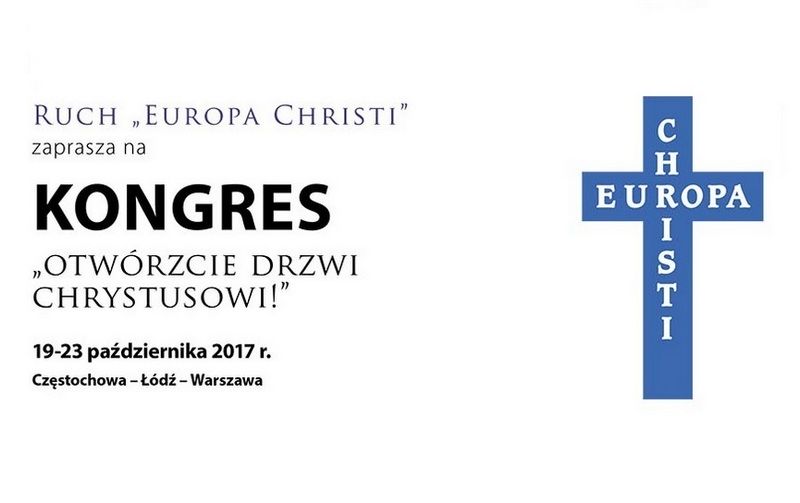 Międzynarodowy Kongres Ruchu „Europa Christi” – 19-23 października 2017