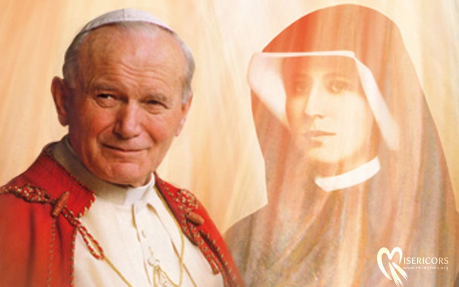 Św. Jan Paweł II i św. Faustyna Kowalska