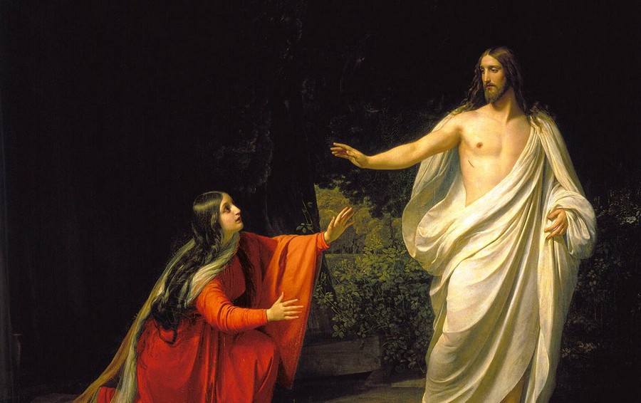 Zmartwychwstały i Maria Magdalena
